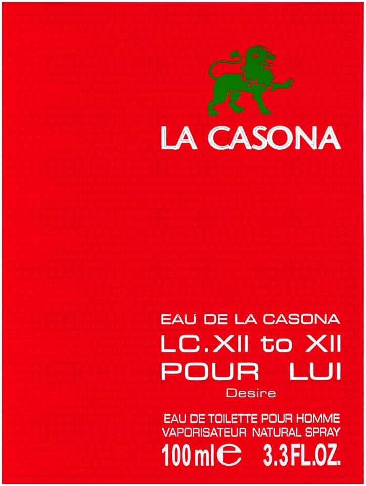 LA CASONA Desire Red Eau de Parfum, 100 ML Unisex Fragrance